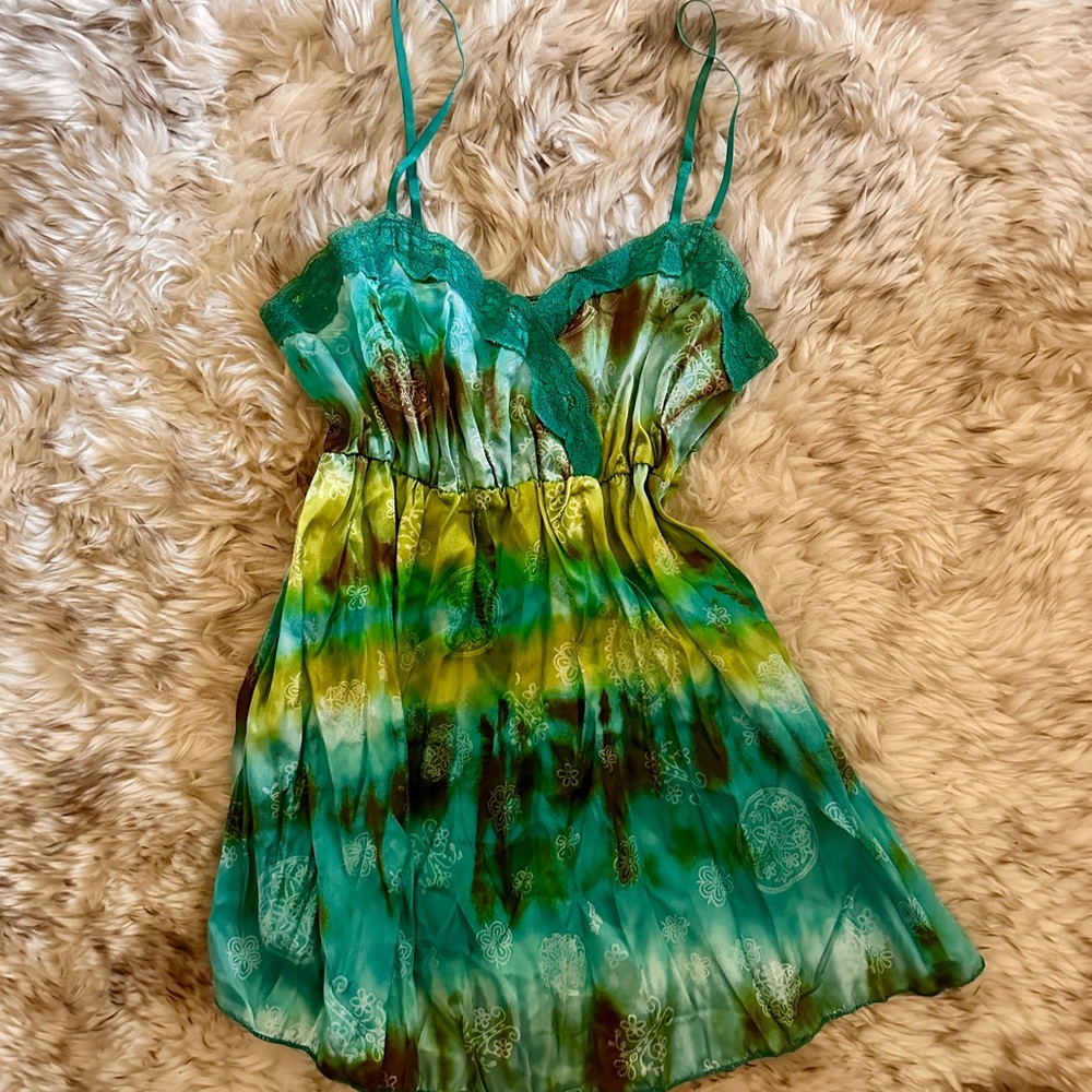 Ruched babydoll camisole